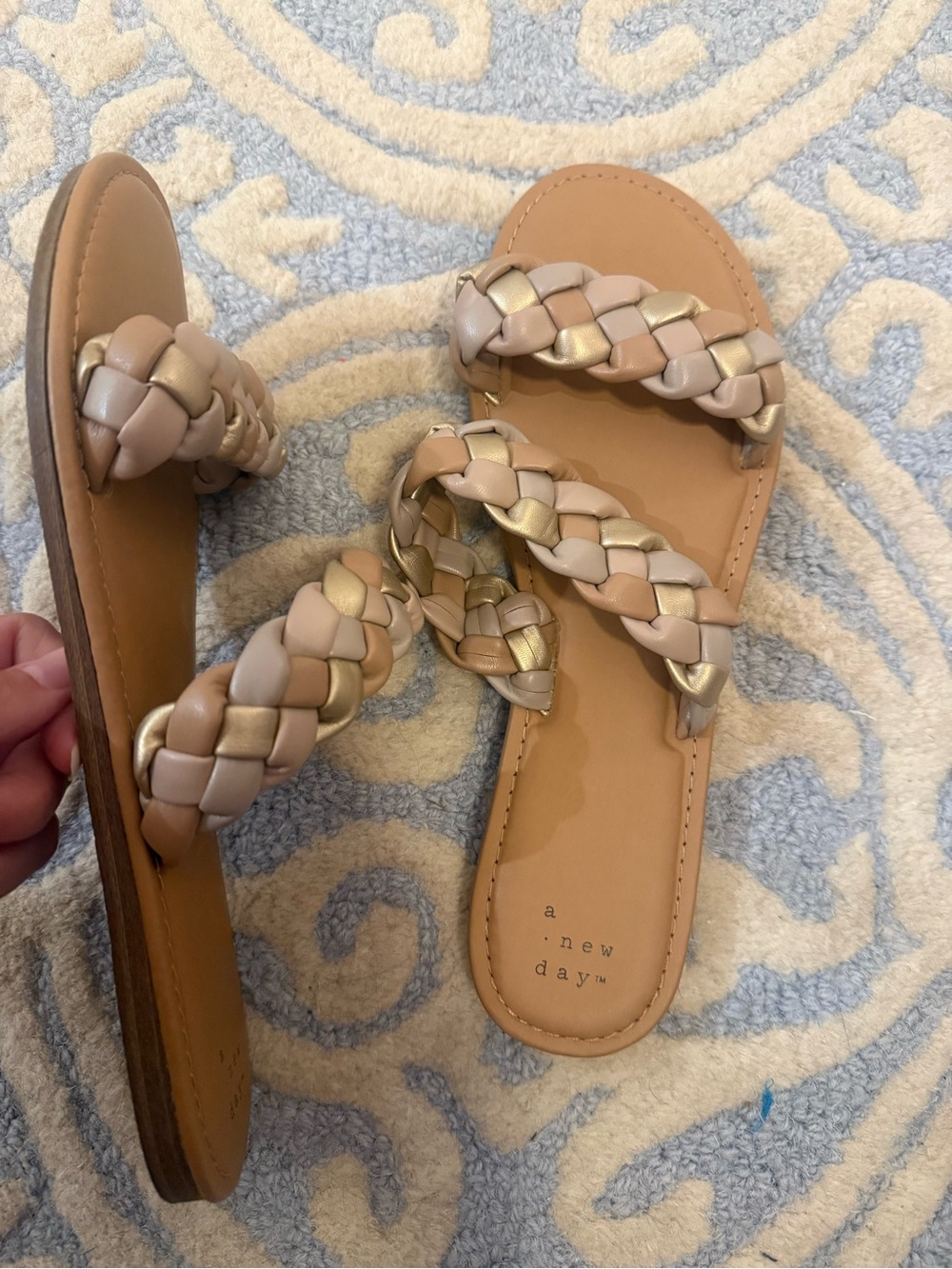 A New Day Target Braided Sandals - 10 - Picture 5 of 5